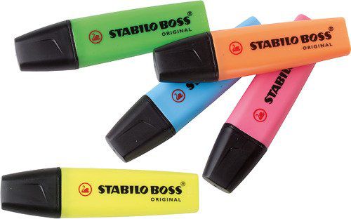Textmarker, 4er Sortiment
