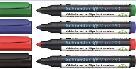 Flipchartmarker, 4 Farben