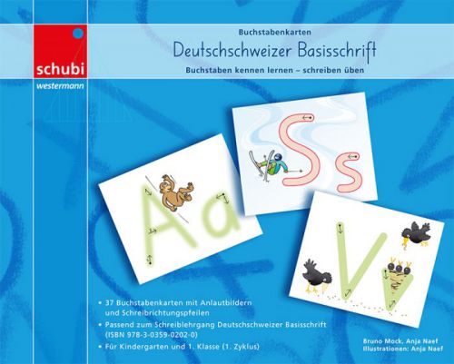 Buchstabenkarten Deutschschweizer Basisschrift