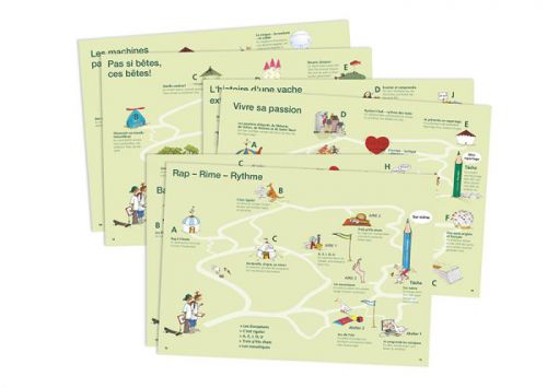 Mille feuilles 4: Posterset Navigationskarten