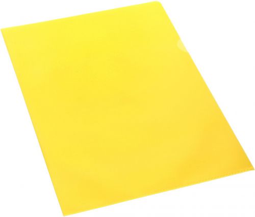 Sichtmäppli A4 Gelb, 100 Stück