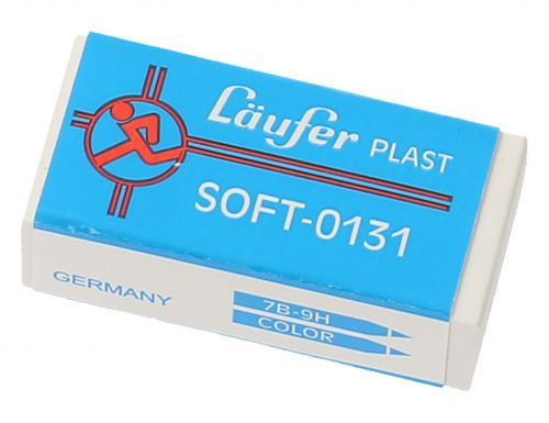 Radiergummi Laeufer soft 0131, 30 Stück