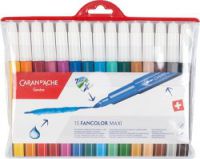 Caran d'Ache Fasermaler Fancolor Maxi, 10er Sortiment