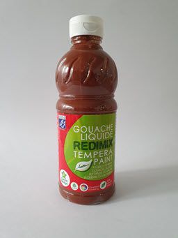 Gouache braun (siena) 500 ml