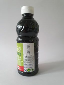 Gouache schwarz 500 ml