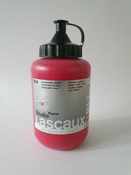 Acrylfarbe permanentrot dunkel 924