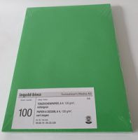 A4 Tonzeichenpapier dunkelgrün, 100 Blatt