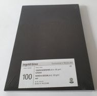 A3 Tonzeichenpapier schwarz, 100 Blatt